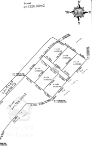 فروش و معاوضه ۶ قطعه زمین ۲۰۰ متری جاده رامسر