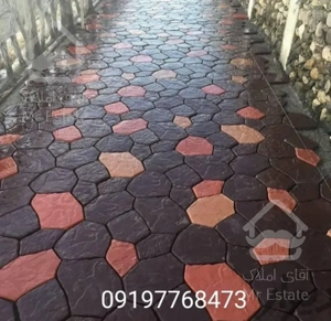 اجرای سنگ لاشه کف سازی محوطه سازی محمدی