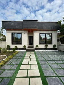 ویلا نما مدرن ۴۰۰ متری استخردار شهرک برند سند تک برگ