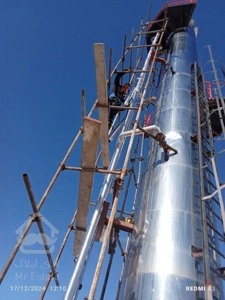 عایقکاری موتورخانه عایق کاری مخازن مخزن لوله کرج تهران قزوین عایق‌بندی