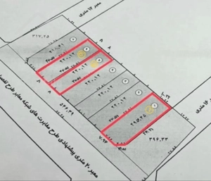 دوقطعه زمین مسکونی با سند تک برگ