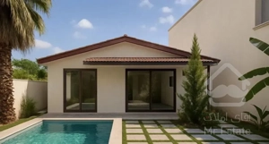 ویلا فلت استخر دار زیر قیمت/معاوضه با ماشین وزمین