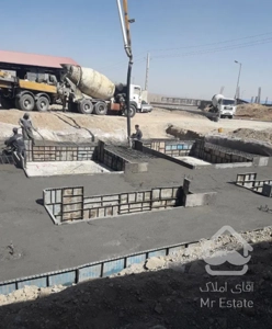 صفر تاصد فونداسیون و اسکلت فلزی و سقف کرومیت