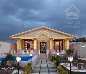 ویلای فلت زیبای نوساز ۳۵۰ متر زمین محوطه سازی