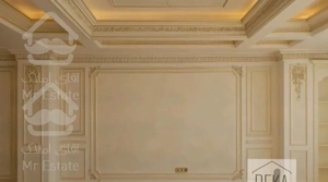 قاب بندی دیوار با ابزار گچبری‌پیش ساخته پلی اورتان