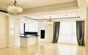 ۱۱۳ متر دوخواب سالن سرتاسر پرده خور بدون مشرف