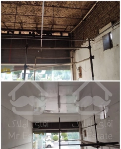 اجرا نما داخل بیرون ساختمان،سقف کاذب.Pvc.نمای چوبی