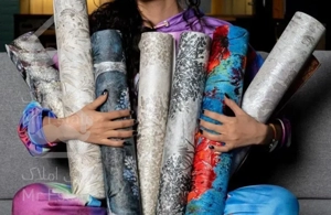 کاغذدیواری کناف تایل آینه دکوراسیون