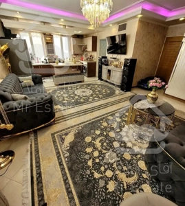 ۸۵متر ۲ خواب فول امکانات سالن پرده خور