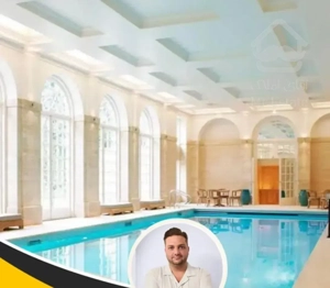 ۲خواب سالن بزرگ صفر مشاعات آبی