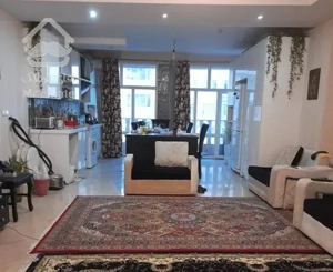 ۷۵ متر / سالن پرده خور / دیزاین  شده