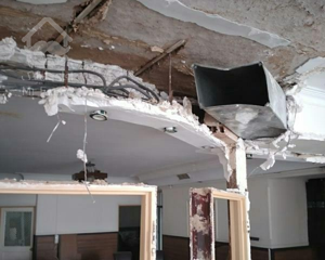 تخریب داخلی ساختمان/دیوار/شومینه/سقفکاذب/کنده کاری