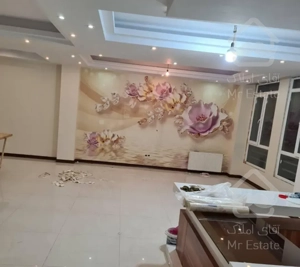 ۷۷متر۲خوابه فول امکانات سالن پرده