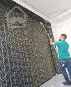 رنگ آمیزی خانه طرح کاغذ دیواری