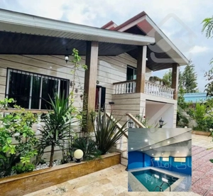 ویلا380متری استخر داخلی/منطقه جنگلی نور