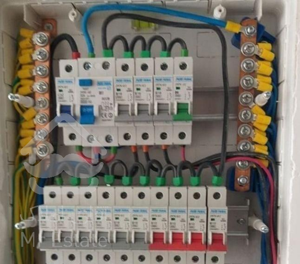 برقکار ساختمان هالوژن نور پردازی رفع اتصالی