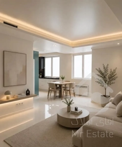 زعفرانیه 65 متر یک خوابه مینیمال و خوش نقشه