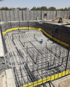 اجرای استخر ارماتوربندی قالببندی بتن ریزی