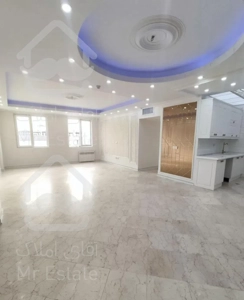 ۱۰۰ متر دو خواب خوش نقشه سالن پرده خور وسک