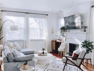 ۷۵ متر دو خواب فول ۲ بالکن و حیاط خلوت