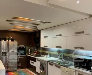 سالن و آشپزخانه زیبا مدرن کلاسیک