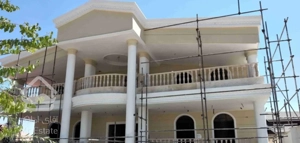 اجرای نمای ساختمان شسته آبصاب ابزار رومی