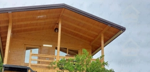 کلبه تمام چوبی نو ساخت