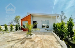 ویلا باغچه مدرن شهرکی سند تک‌برگ