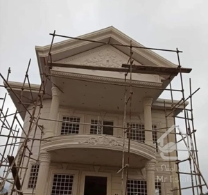 اجرای نما رومی سیمانی ساختمان