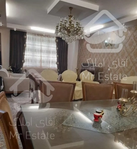 90 متر فول امکانات رو به افتاب سالن پرده خور