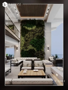 دوخواب با دید دریا و جنگل برج مسکونی رویا رزیدنس نمک اّبرود