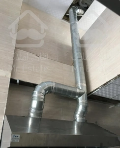 کانال سازی کولر ابچک فلزی لوله اسپیرال(گرد)