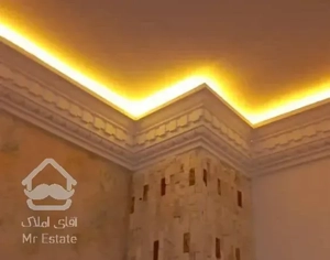 گچ کاری . نور مخفی بدون رابیس