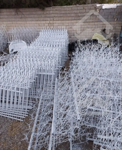 نرده و حفاظ دیواری پروفیلی شاخگوزنی دزدگیرخانه باغ