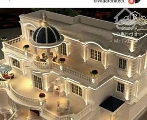 ۲۲۰متر ۴خواب عمارت مجلل/فروش وتهاتر با کلنگی منطقه