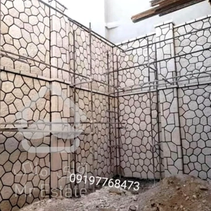 اجرای سنگ لاشه کف سازی محوطه سازی محمدی
