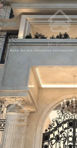 طراحی/نما3D/ویلا آپارتمان/ساختمان دکوراسیون/نقشه