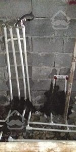 لوله کشی آب گاز فاضلاب خورده کاری