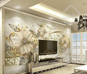 کاغذدیواری و پوستر سه بعدی ۱۰۰در۱۰۰ قابل شستشو