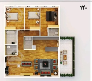 150متری ویوو باغ گیاهشناسی  برج لوکس