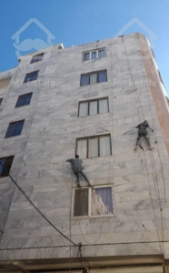 تثبیت سنگ نما عایق راپل ضداب پیچ رولپلاک ابندی