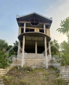 ویلا جنگلی دو واحد، 170متر‌بنا، ویو ابدی نیمه ساخت