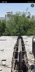 تخریب وجوشکاری اسکلت