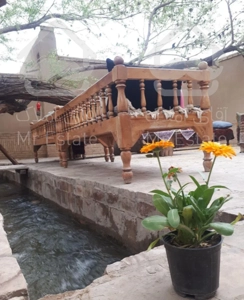 اجاره باغ ویلا سنتی مهریز همچی تکمیل خوش اب و هوا