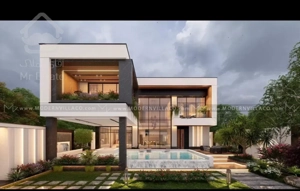 ۷۰۰ متر ویلا مدرن فول تاپ لوکیشن صحرای نارون