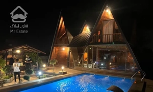 فروش ویلا سوئیسی با استخر ورودی رامسر