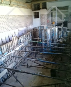 بتن آرمه تیرچه گذاری اسکلت استخر ایزوگام