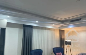 ۸۸ متر ۲ خواب ۸ ساله تراورتن خطی پرده خور