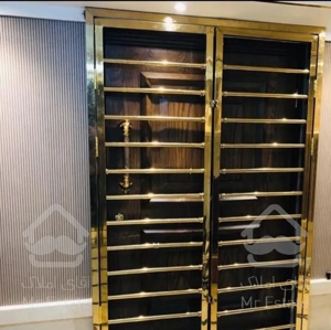 نرده استیل وحفاظ بانکی.پله استیل .