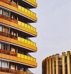 برج طلایی ۱۲۲ متر ۲ خواب (تراس بزرگ)